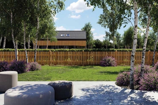 Zaun Holsteinzaun 68 100x100cm Pforte Lärche naturbelassen 100 x 100 cm Pforte | Lärche naturbelassen