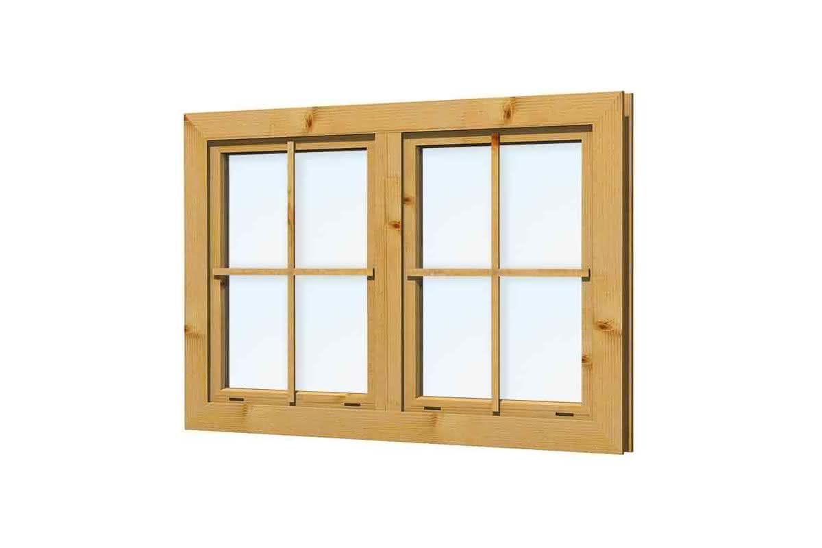 Blockhaus-Fenster Standard-Serie 
