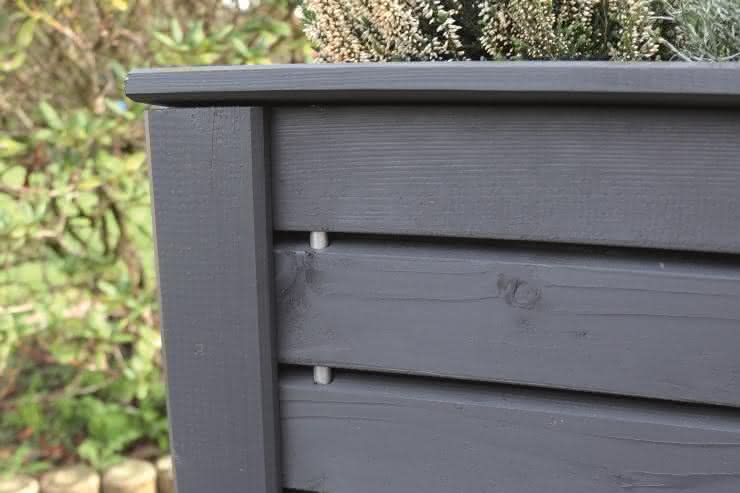 Steck-Hochbeet Nizza, 149 x 79 x 81,5 cm, Fichte Granit Fichte Granit