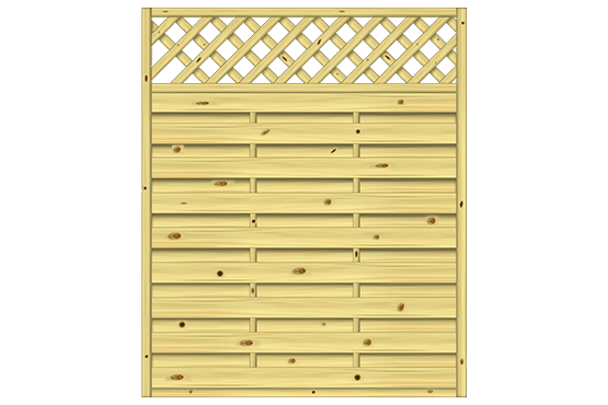 Dichtzaun Madras 150x180 cm mit Rankgitter KDI Struktur ca. 150 x 180 cm mit Rankgitter | KDI Struktur