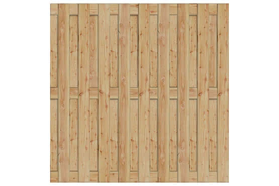 Staketenzaun Bilbao 180x180 cm Lärche naturbelassen ca. 180 x 180 cm