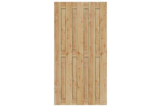 Staketenzaun Bilbao 90x180 cm Lärche naturbelassen ca. 90 x 180 cm