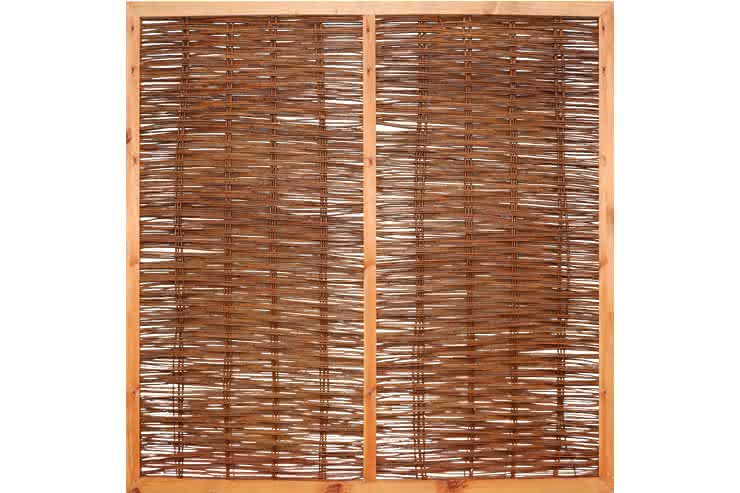 Weidenzaun Sichtschutzzaun Halmstad 