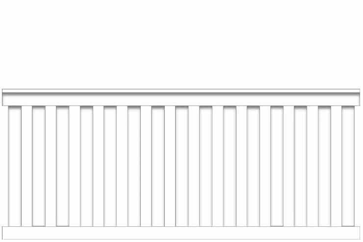 Vorgartenzaun Zaunelement | Fichte Grauweiß