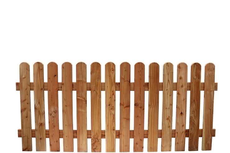 Staketenzaun Friesland 180x80 cm gerade Lärche naturbelassen 180 x 80 cm gerade | Lärche naturbelassen