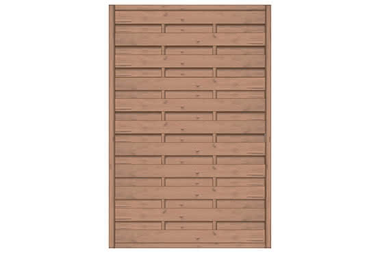 Dichtzaun Madras 120x180 cm geschlossen Fichte hellbraun ca. 120 x 180 cm geschlossen | Fichte Hellbraun