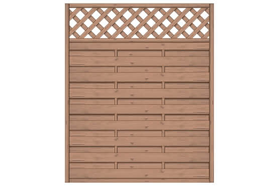 Dichtzaun Madras 150x180 cm mit Rankgitter Fichte hellbraun ca. 150 x 180 cm mit Rankgitter | Fichte Hellbraun