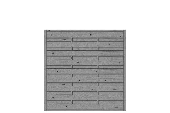 Dichtzaun Madras 150x150 cm geschlossen Fichte Basaltgrau ca. 150 x 150 cm geschlossen | Fichte Basaltgrau