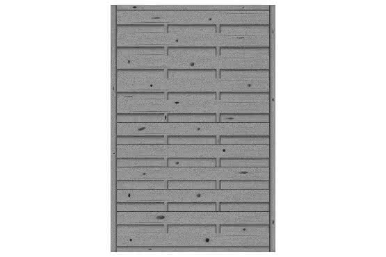 Dichtzaun Madras 120 x 180 cm Fichte Basaltgrau ca. 120 x 180 cm geschlossen | Fichte Basaltgrau