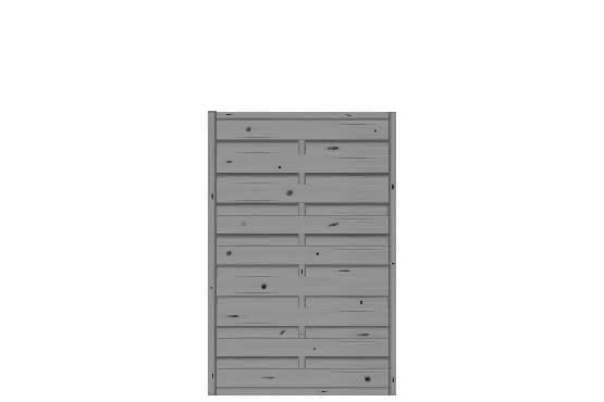 Dichtzaun Madras 100x150 cm geschlossen Fichte Basaltgrau ca. 100 x 150 cm geschlossen | Fichte Basaltgrau