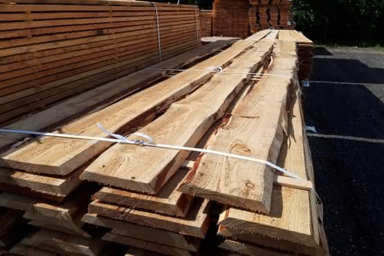 30 mm Bonanza-Zaun Bretter sägerau Lärche natur, Länge 3,00 m 3,00 m | Lärche natur