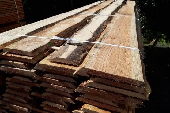 24 mm Bonanza-Zaun Bretter sägerau Lärche natur, Länge 4,00 m 4,00 m | Lärche natur