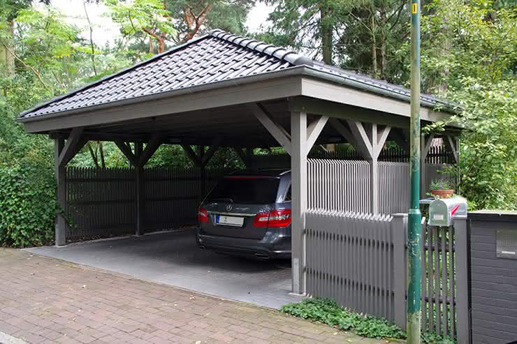 Doppelcarport Keitum | Breite: 605 cm 