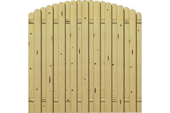 Staketenzaun Castella 180x180/160 cm KDI 180 x 180/160 cm | KDI