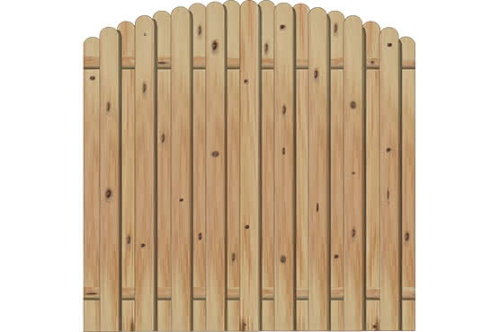 Staketenzaun Castella 180x180/160 cm Lärche naturbelassen 180 x 180/160 cm | Lärche naturbelassen