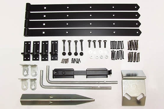 Doppeltorbeschlag gerade 