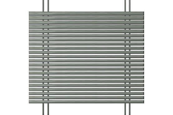 Lamellenzaun Dubai 180x180 cm Jalousie Eukalyptus vintage 180 x 180 cm Jalousie | Eukalyptus vintage