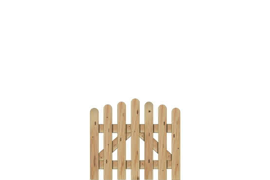 Eiderzaun 100x80/90cm Pforte Lärche naturbelassen 100 x 80/90 cm Pforte | Lärche naturbelassen