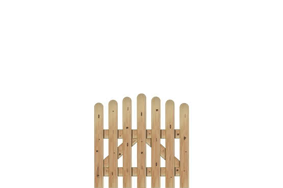 Eiderzaun 100x90/100cm Pforte Lärche naturbelassen 100 x 90/100 cm Pforte | Lärche naturbelassen