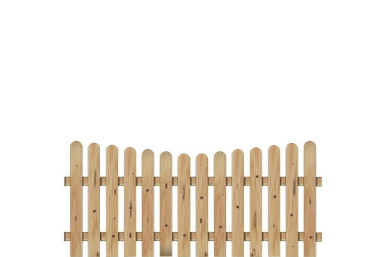 Eiderzaun 200x90/80cm Lärche naturbelassen 200 x 90/80 cm | Lärche naturbelassen