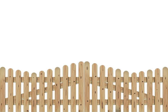 Eiderzaun 300x80/90cm Doppeltor Lärche naturbelassen 300 x 80/90 cm Doppeltor | Lärche naturbelassen