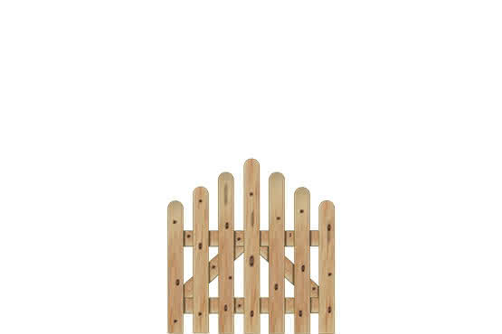 Eiderzaun premium 100x80/105cm Pforte Lärche naturbelassen 100 x 80/105 cm Pforte