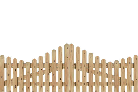 Eiderzaun premium 300x80/105cm Doppeltor Lärche naturbelassen 300 x 80/105 cm Doppeltor