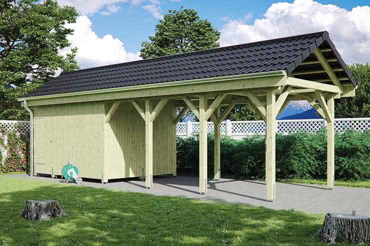 Einzelcarport Malchow | Breite: 305 cm 