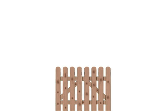 Frieslandzaun Pforte 100x80 cm, Fichte hellbraun 100 x 80 cm Pforte gerade | Fichte hellbraun