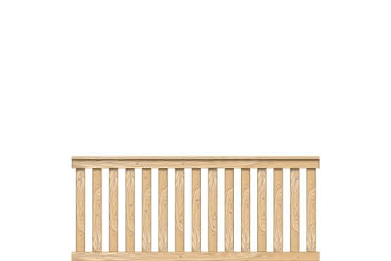 Vorgartenzaun Zaunelement | Euro. Lärche