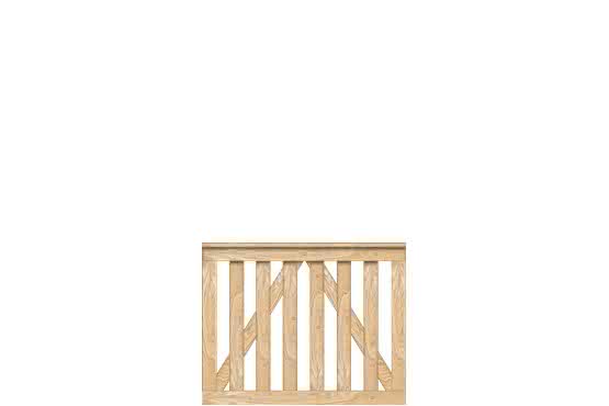 Vorgartenzaun Pforte | Euro. Lärche