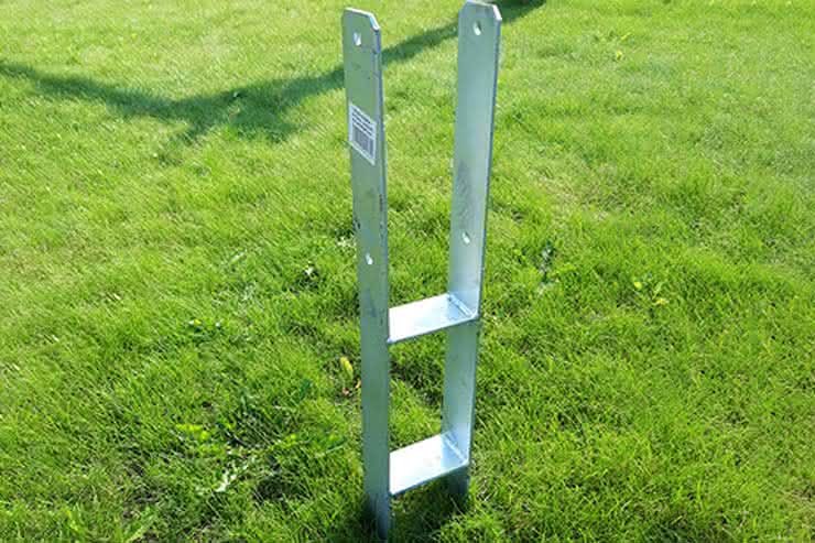 H-Pfostenanker 101x60x600 mm verzinkt 101 mm