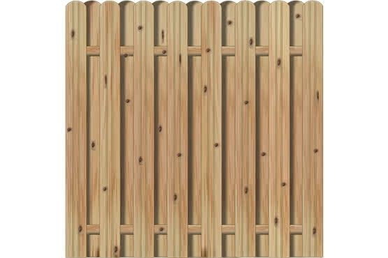 Staketenzaun Herrera 180x180 cm Lärche naturbelassen ca. 180 x 180 cm  | Lärche naturbelassen