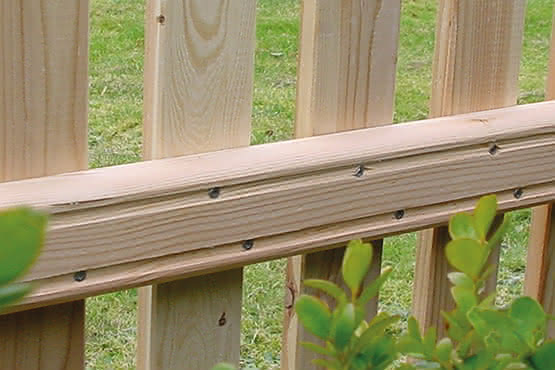 Zaun Holsteinzaun 68 300x80cm Doppeltor Lärche naturbelassen 300 x 80 cm Doppeltor | Lärche naturbelassen