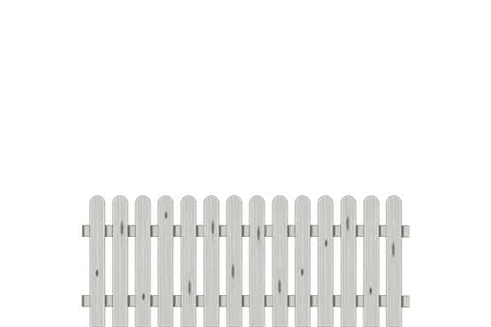 Holsteinzaun 95 Zaunelement 200x80 cm Fichte Grau Zaunelement 200x80 cm