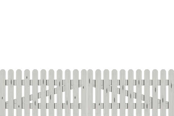 Holsteinzaun 95 Doppeltor 300x80 cm Fichte Grau Doppeltor 300x80 cm