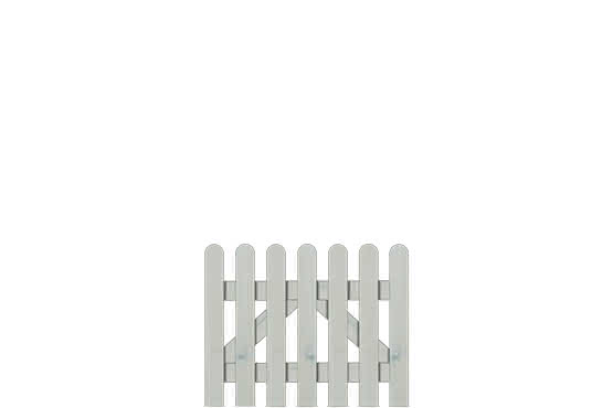 Holsteinzaun 95 Pforte 100x80 cm Fichte Grauweiß Pforte 100x80 cm