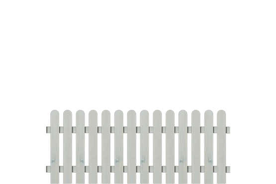 Holsteinzaun 95 Zaunelement 200x80 cm Fichte Grauweiß Zaunelement 200x80 cm