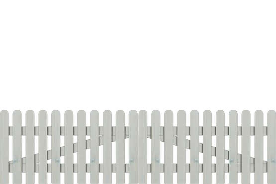 Holsteinzaun 95 Doppeltor 300x80 cm Fichte Grauweiß Doppeltor 300x80 cm