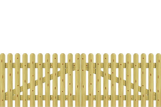 Gartenzaun Holsteinzaun 95 300x100cm Doppeltor KDI grün Doppeltor 300x100 cm