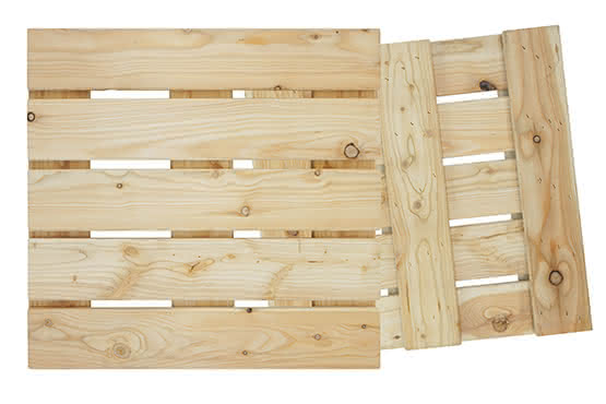 Holzfliese Lärche naturbelassen 50 x 50 cm 