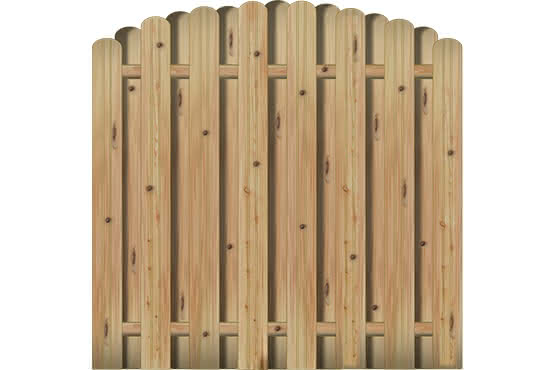 Sichtblende Huelva 180x180/161 cm Lärche naturbelassen ca. 180 x 180/161 cm  | Lärche naturbelassen