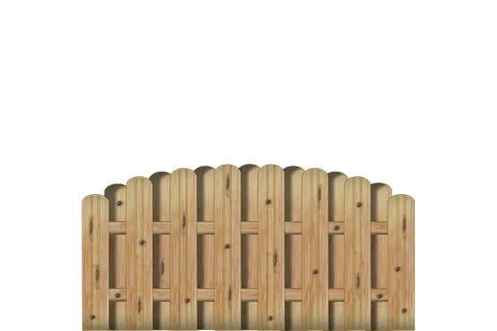 Sichtblende Huelva 180x90/74 cm Vorgartenzaun Lärche naturbelassen ca. 180 x 90/74 cm Vorgartenzaun | Lärche naturbelassen