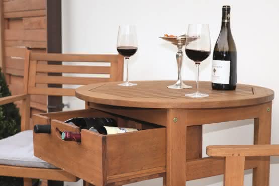 Bar-Garnitur Albany aus Eukalyptus, FSC-zertifiziert (FSC 100%) 