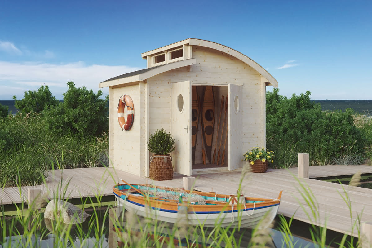 Modernes Gartenhaus 300 x 200 cm | 45 mm