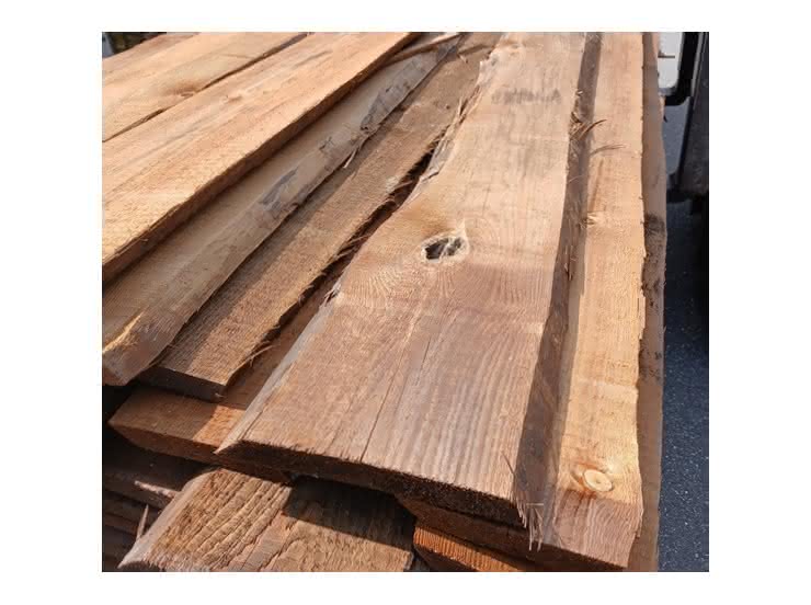 30 mm Bonanza-Zaun Bretter sägerau Kiefer KDI-braun, Länge 3,00 m 3,00 m | KDI braun