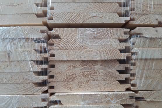 Fichte-Rundkantenprofil 19,5x146 mm unbehandelt 