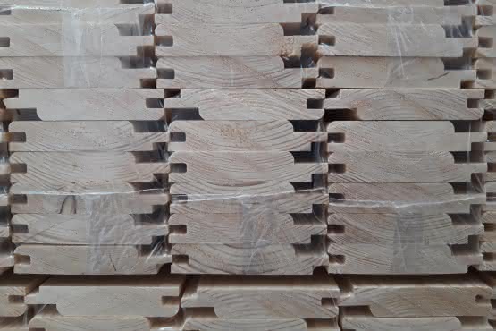 19,5x96 mm Fichte-Rundkantenprofil 