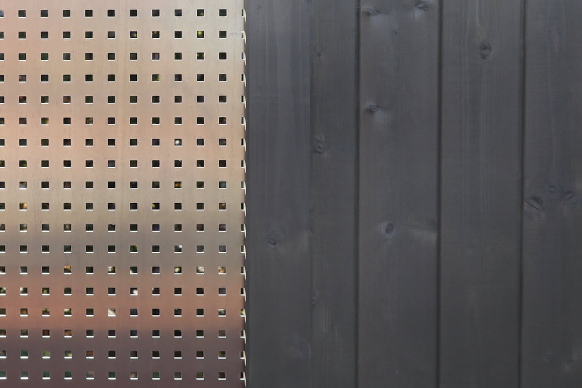 Liestal Sichtschutzzaun Fichte Granit 180x180 cm 