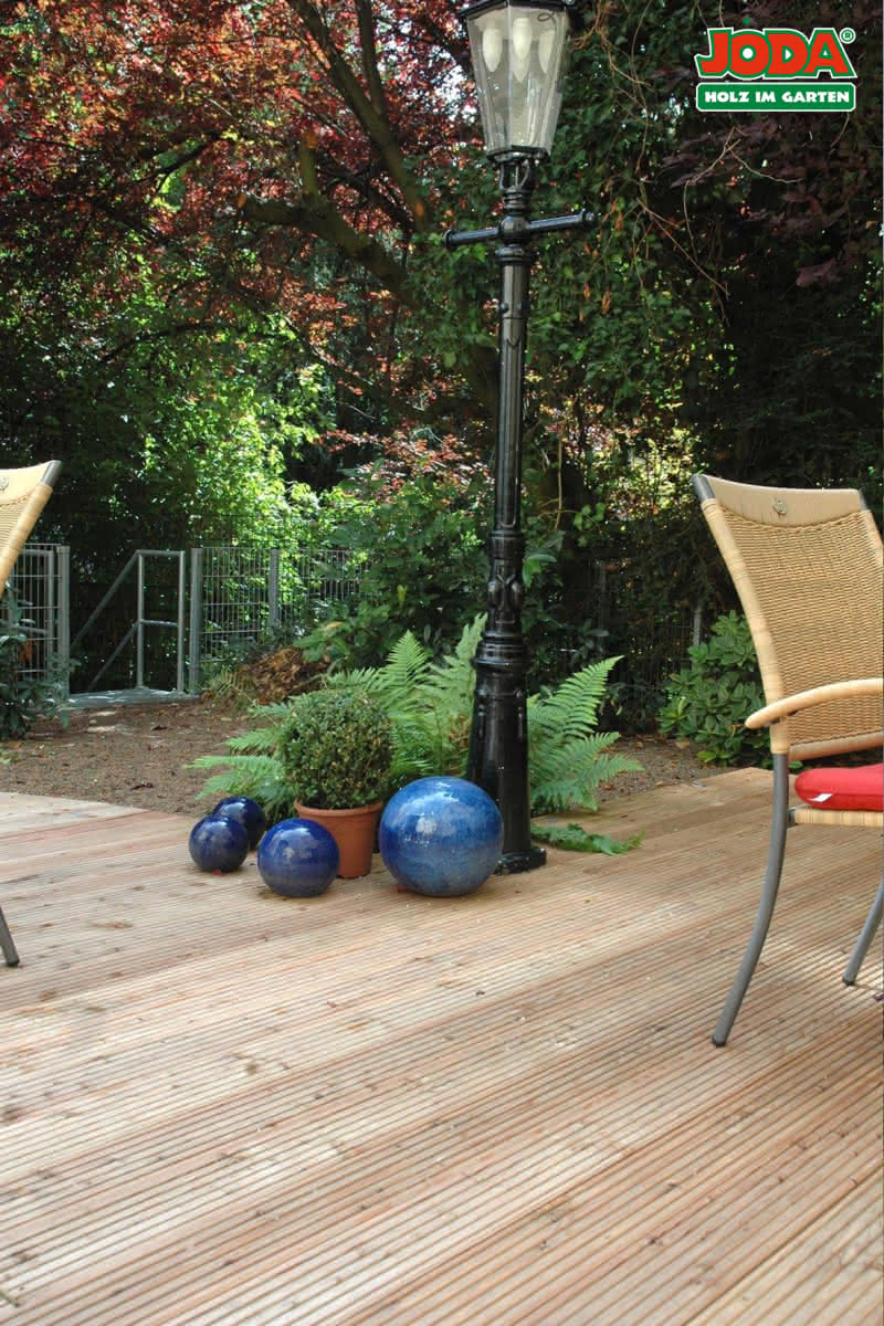 Komplett-Terrasse Lärche genutet 3 x 3 | 4 x 3 | 5 x 3 m 